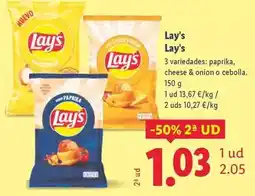 Lidl Lay's - paprika oferta