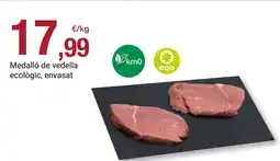 BonpreuEsclat Medalló de vedella ecològic, envasat oferta