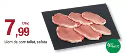 BonpreuEsclat Llom de porc tallat, safata oferta