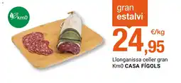 BonpreuEsclat CASA FÍGOLS Llonganissa celler gran Km0 oferta