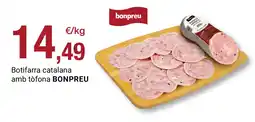 BonpreuEsclat BONPREU Botifarra catalana amb tòfona oferta