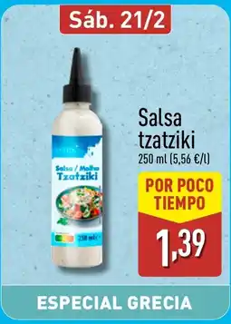ALDI Salsa tzatziki oferta