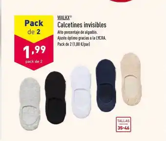 ALDI Walkx Calcetines Invisibles oferta