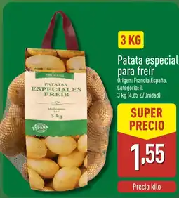 ALDI Patata especial para freír oferta