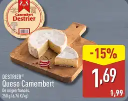 ALDI DESTRIER Queso Camembert oferta