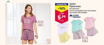 ALDI Queentex Pijama Verano oferta