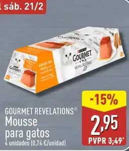 ALDI GOURMET REVELATIONS Mousse para gatos oferta