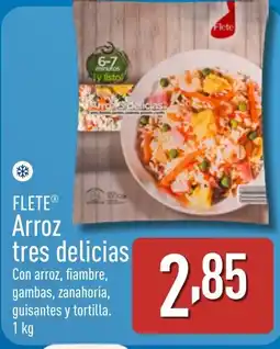 ALDI FLETE Arroz tres delicias oferta