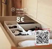 IKEA Caja con compartimentos oferta