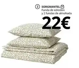 Sorgmantel funda de edredón y 2 fundas de almohada