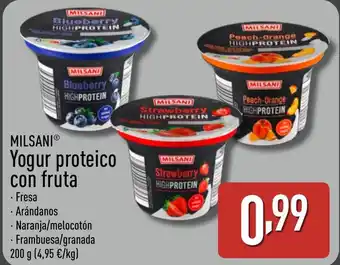 MILSANI Yogur proteico con fruta