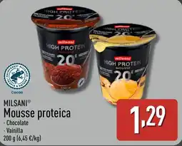 ALDI MILSANI Mousse proteica oferta