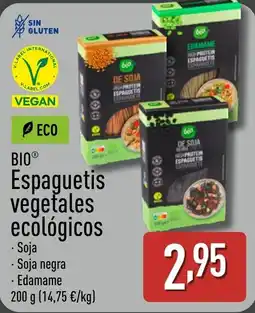 ALDI BIO Espaguetis vegetales ecológicos oferta