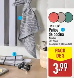 ALDI CROFTON Paños 1 de cocina oferta