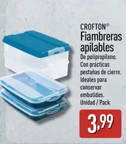 ALDI CROFTON Fiambreras apilables oferta