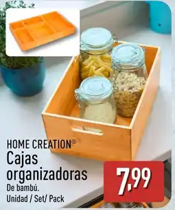ALDI HOME CREATION Cajas organizadoras oferta