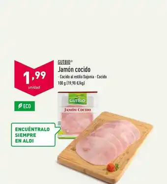 ALDI Gutbio Jamón Cocido oferta