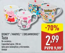 ALDI DISNEY/MARVEL / DREAMWORKS Taza oferta