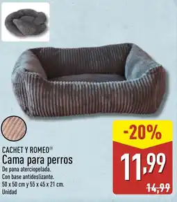 ALDI CACHET Y ROMEO Cama para perros oferta