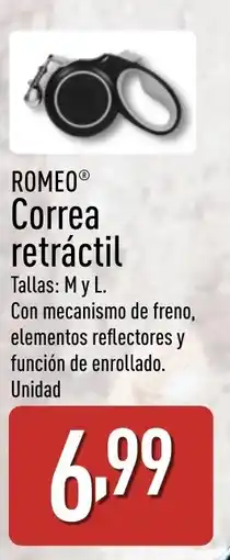 ALDI ROMEO Correa retráctil oferta