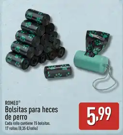 ALDI ROMEO Bolsitas para heces de perro oferta