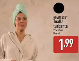 ALDI NOVITESSE Toalla turbante oferta