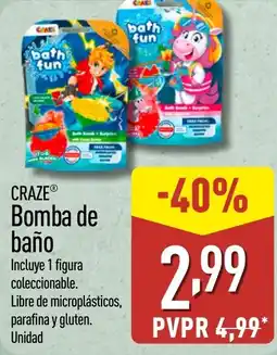ALDI CRAZE Bomba de baño oferta