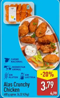 ALDI Alas Crunchy Chicken oferta