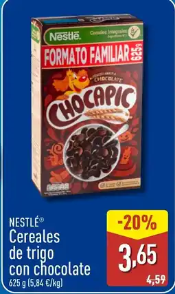 ALDI NESTLÉ Cereales de trigo con chocolate oferta