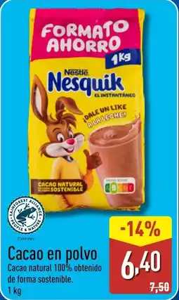 ALDI NESTLE Cacao en polvo oferta