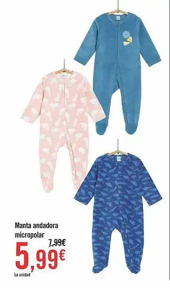Carrefour Manta Andadora Micropolar oferta