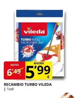Supermercados MAS VILEDA Recambio turbo oferta