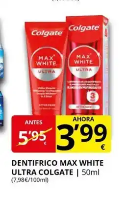 Supermercados MAS COLGATE Dentifrico max white ultra oferta
