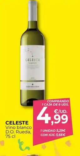 CashDiplo CELESTE Vino blanco D.O. Rueda oferta