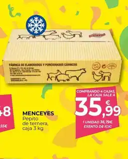 CashDiplo MENCEYES Pepito de ternera oferta