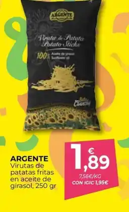 CashDiplo ARGENTE Virutas de patatas fritas en aceite de girasol oferta