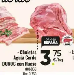 Family Cash DUROC Chuletas Aguja Cerdo oferta