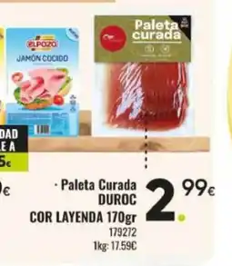 Family Cash DUROC COR LAYENDA Palta Curada oferta