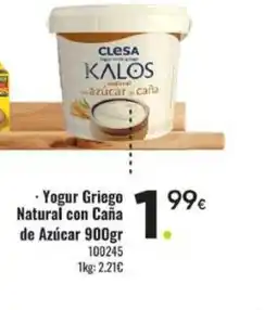 Family Cash Yogur Griego Natural con Caña de Azúcar oferta
