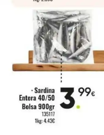 Family Cash Sardina Entera 40/50 Bolsa oferta