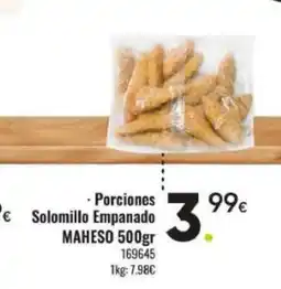 Family Cash MAHESO Porciones Solomillo Empanado oferta