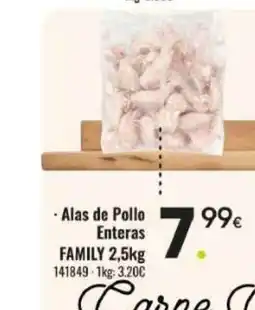 Family Cash FAMILY Alas de Pollo Enteras oferta