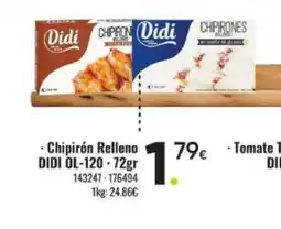 Family Cash DIDI Chipirón Relleno oferta