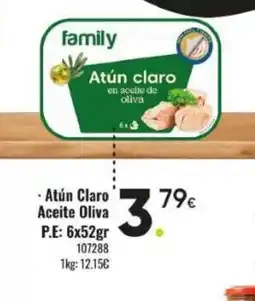 Family Cash Atún Claro Aceite Oliva oferta