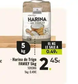 Family Cash FAMILY Harina de Trigo oferta