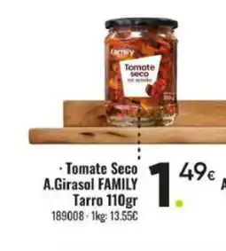 Family Cash FAMILY Tomate seco A Girasol Tarro oferta
