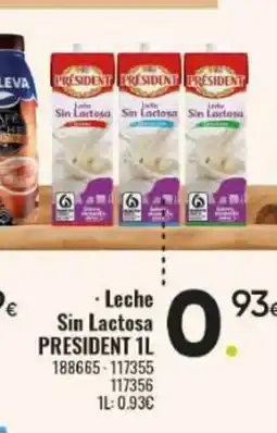 Family Cash PRESIDENT Leche Sin Lactosa oferta