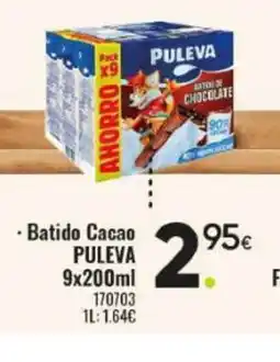Family Cash PULEVA Batido Cacao oferta