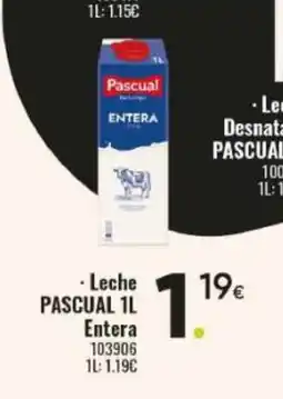Family Cash PASCUAL Leche Entera oferta