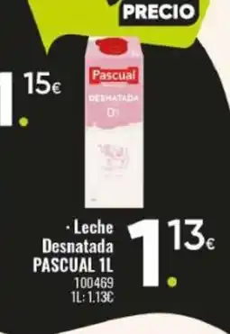Family Cash PASCUAL Leche Desnatada oferta